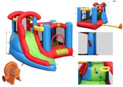 Springkussen Happy Hop 6-in-1 Playcenter -Bekende Speelgoed Winkel springkussen happy hop 6 in 1 playcenter hh9371 1 scaled 1