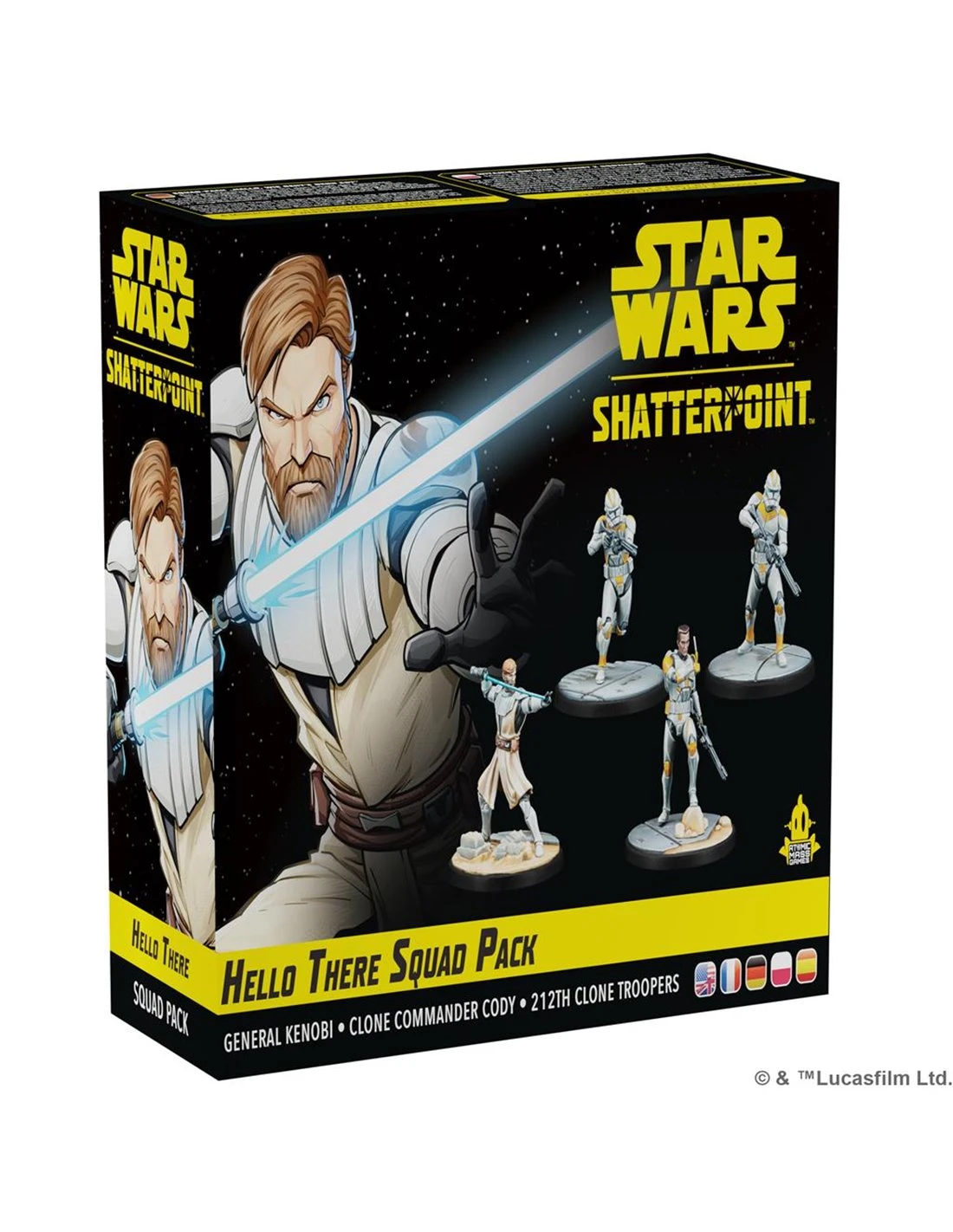 Atomic Mass Games Star Wars: Shatterpoint - General Obi-Wan Kenobi Squad Pack (Pre-Order: 2 June 2023) 3 Atomic Mass Games Star Wars: Shatterpoint - General Obi-Wan Kenobi Squad Pack (Pre-Order: 2 June 2023)