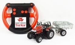 Tronico Micro Radiografisch Bestuurbare Massey Ferguson MF 7600 Met Aanhanger – 1 : 64 -Bekende Speelgoed Winkel tractor mf7600 rc tronico micro 9541 1 1