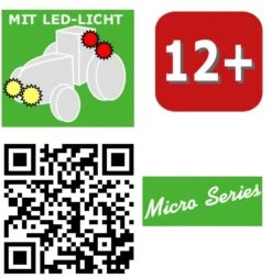 Tronico Micro Radiografisch Bestuurbare Massey Ferguson MF 7600 Met Aanhanger – 1 : 64 -Bekende Speelgoed Winkel tractor mf7600 rc tronico micro 9541 4