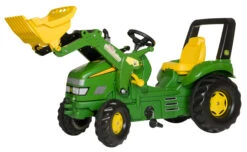RollyX-Trac John-Deere Voorlader Traptractor -Bekende Speelgoed Winkel traptractor rollyx trac john deere met rollytraclader rollytoys a046638