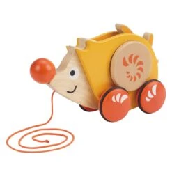 Trekfiguur Hape Egel 11 Trekfiguur Hape Egel -Bekende Speelgoed Winkel trekdiertje hape walk a long egel 2