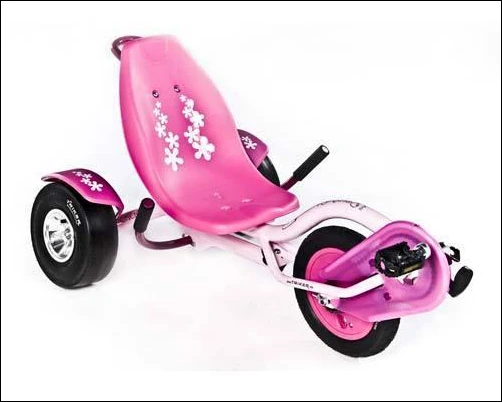 Triker Lady Rocker White Skelter 5 Triker Lady Rocker White Skelter - Afbeelding 3