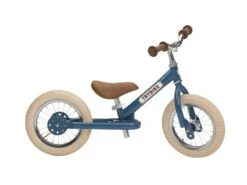 Trybike Steel Blue 2-in-1 Loopfiets Vintage -Bekende Speelgoed Winkel trybike vintage steel 2 in 1 loopfiets blauw 3