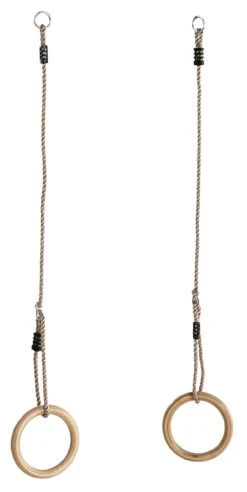 Turnringen Hout (PP-touwenset) -Bekende Speelgoed Winkel turnringen hout pp scaled 1