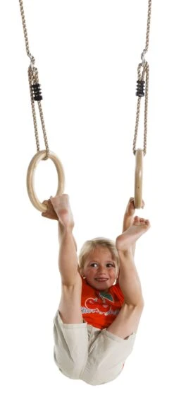 Turnringen Hout (PP-touwenset) -Bekende Speelgoed Winkel turnringen hout pp 2 scaled 1