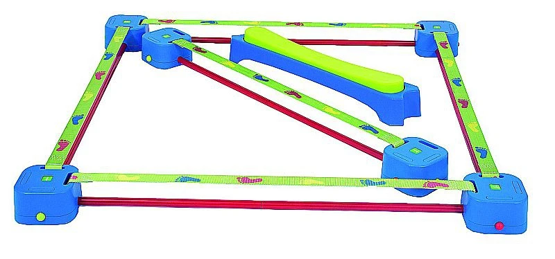 Slackline Vierkant Square Set Van 4 Corners + 4 Slacklines 3 Slackline Vierkant Square Set Van 4 Corners + 4 Slacklines