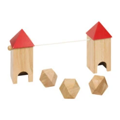 Houten Voetbalspel Met Doelen -Bekende Speelgoed Winkel voetbalspel goki 61574 1