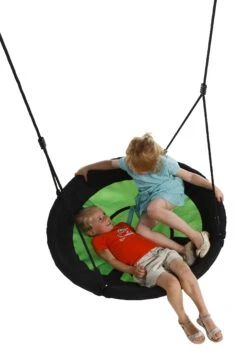 Vogelnestschommel Swibee Multikid Schommel Groen -Bekende Speelgoed Winkel vogelnestschommel swibee groen 3 scaled 1