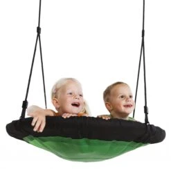 Vogelnestschommel Swibee Multikid Schommel Groen -Bekende Speelgoed Winkel vogelnestschommel swibee groen 4 scaled 1