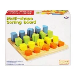 Vormen Kleuren En Maten Sorteerbord Groot Santoys Vormensorteerbord -Bekende Speelgoed Winkel vormenstorteerbord groot santoys f5704 1 1