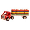 Houten Vrachtwagen Met Geometrische Vormplaten -Bekende Speelgoed Winkel vrachtwagen met geometrische vormplaten santoys 95952