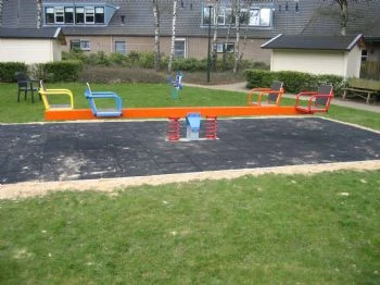 Stalen Wip Voor 4 Pers Professioneel Openbaar Gebruik 4 Stalen Wip Voor 4 Pers Professioneel Openbaar Gebruik - Afbeelding 2