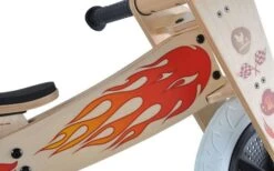Wishbonebike Stickerset Flames -Bekende Speelgoed Winkel wisbonebike stickers vlammen 1 1