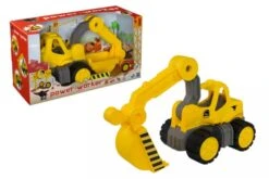 BIG Power Worker Midi Bagger Wiellaadkraaan Graafmachine 11 BIG Power Worker Midi Bagger Wiellaadkraaan Graafmachine -Bekende Speelgoed Winkel zandbakauto big power worker bagger big 56835 1