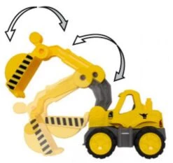 BIG Power Worker Midi Bagger Wiellaadkraaan Graafmachine 9 BIG Power Worker Midi Bagger Wiellaadkraaan Graafmachine -Bekende Speelgoed Winkel zandbakauto big power worker bagger big 56835
