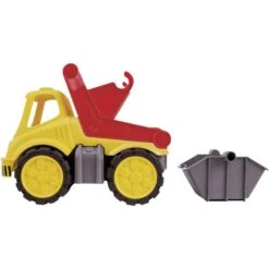 BIG Power Worker Midi Container Afzetwagen Zandbakauto -Bekende Speelgoed Winkel zandbakauto big power worker container truck big 1 1