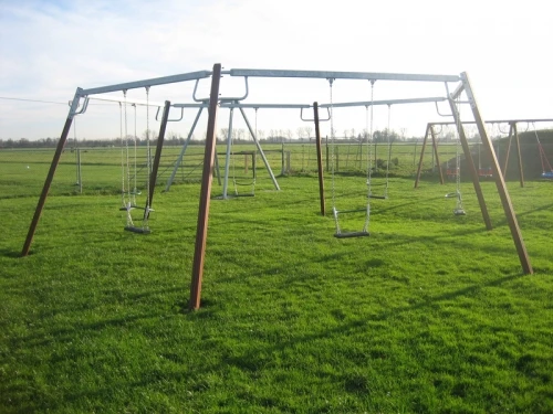 Schommel Zeskant (hout) Openbaar 5 Schommel Zeskant (hout) Openbaar - Afbeelding 3